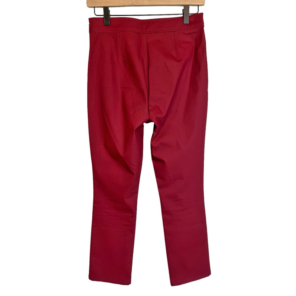 Theory Bimsa Deep Raspberry Approach Pants - Picture 4 of 7
